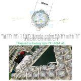 24v Ip66 With Good Quality Normal SMD5050 12leds 70mm Diamond Cover Milk White,transparent Look Led Pixel Piont Light for Logo thumbnail-5