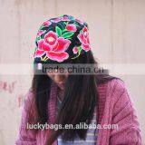 Flower Snapback Hats Custom Embroidery Snapback Hats Wholesale Hip Hop Snapback thumbnail-2