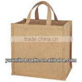 Fashionable Ladies Foldable Shopping Jute Bag Wholesale thumbnail-1