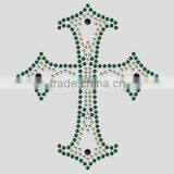 T14050021 Cool Cross Rhinestone Motif Hot Fix Motif Rhinestone thumbnail-1