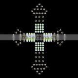 T14050013 Wholesale Cross Hotfix Rhinestone Transfer