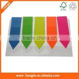 Plastic Arrow Shaped Label Sticker , Neon PET Sticky Index thumbnail-3