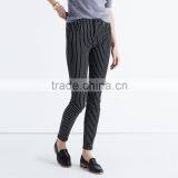 White & Black Striped price of denim jeans Look Slimmer