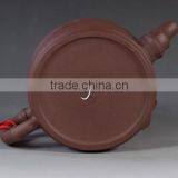 Bian Zhu Hu Bamboo Shape Yixing Purple Clay Teapot thumbnail-4