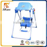 Popular kids swing with canopy made in chian factory for christmas sales