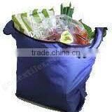Promotion Portable Eco-friendly 210T Polyester Foldable Shopping Bags thumbnail-1