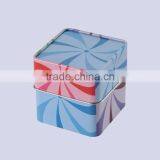 Fancy Square Metal Cookie Box for Wholesale