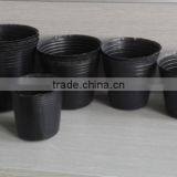 pe Black Plastic Garden Pot thumbnail-3