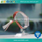 China Supplier ISO 14443A NTAG213 Woven NFC Bracelet for Events thumbnail-2