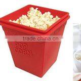 Microwave Safe Printed Popcorn Bucket Silicone Popcorn Maker thumbnail-5
