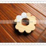 2014 New Stytle High Quality Decorative Flower Shape Wood Candle Holder thumbnail-2