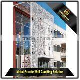 Outdoor Laser Cutting Facade Panel Aluminum Curtain Wall System for Building thumbnail-2