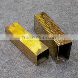 Welded 304 Embossed Stainless Steel Copper Coated Steel Tube thumbnail-5