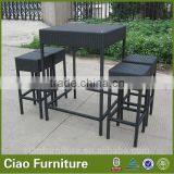 4 Seaters High End Outdoor Rattan Bar Furniture thumbnail-6