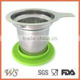 WS-TS18 Stainless Steel Mug Tea Filter Tea Infuser Bottle With Silicone Rimmed Lid thumbnail-1