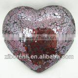 Gift Set Crackle Mosaic Iridescent Glass Hearts thumbnail-4