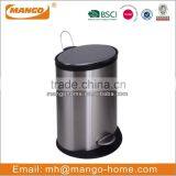 Round Cover Stainless Steel Pedal Waste Bin thumbnail-5