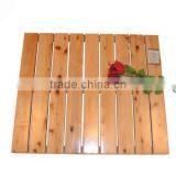 111Natutal Solid Wooden Bathroom Shower Floor Mat Non-slip Wood Mat thumbnail-2