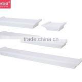 Set of 4 Wood Contemporary Floating Wall Shelf thumbnail-2