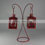 Metal Stand With Two Angel Lantern thumbnail-5
