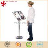 Adjustable Height Tilting Metal Poster Display Stand With Snap Frame thumbnail-2