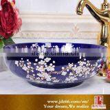 Chinese Traditional Style Fine Glazed Bathroom Hand Wash Basin thumbnail-1