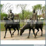 Outdoor Large Bronze Bull Sculpture thumbnail-5