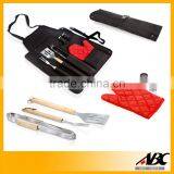 Nice Blue Color Nylon Bag 4pcs Barbecue Tools Set thumbnail-6