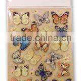 Butterfly Design Sticker With Glitter, Craft Decorative Shinny Glitter Sticker With Gems thumbnail-1