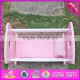 2016 Best Design Kids Wooden Toy 18 Inch Doll Bed W06B052 thumbnail-4