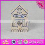 2016 New Fashion Funny Children Wooden Bird House W03B049 thumbnail-2