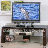 Metal Modern Led Glass Wooden tv Stand thumbnail-3