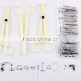 14G 16G PRO Body Piercing Kit Belly Ring Dangle Tongue Targus Nipple Lip thumbnail-1