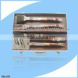 4pcs Wooden Handle BBQ Sets thumbnail-1