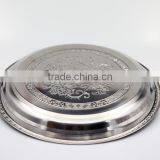 China Factory Custom Printed Promotional Metal Stainless Steel Tray for Food thumbnail-6