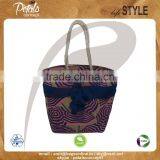 PP Laminated Jute Beach Bag With Sarong & With Twisted Rope Handle thumbnail-1