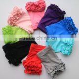 Red Ruffle Shorts Pants Summer Short Leggings Knee Length Icing Ruffle Pants Icing Shorties Girl Summer Shorts thumbnail-1