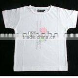 Organic Cotton Knitted Girls t Shirt_100% Organic Cotton Comfortable Baby T-shirt and Organic Printed thumbnail-1