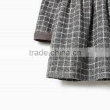 Latest Children Winter Plush Check Dress With Peter Pan Collar Design Children Girls Kids Clothes Garment 2016 HSD5797 thumbnail-5