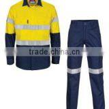Custom High Quality Unisex Orange Reflective Waterproof Safty Coverall Uniform thumbnail-2