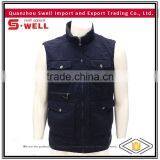 Customized Men Winter Warm Cheap Promotional Washed Vest thumbnail-1