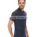 Custom High Quality Mens Zipper Collar Design Polo Shirts for Sale thumbnail-4