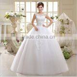 Hot Sale Fashion Lace Embroidered Wedding Dress Waist Section Fluffy Skirt Wedding Bride Dress Wholesale thumbnail-3
