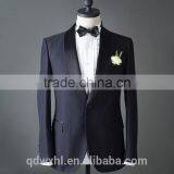 2017 Men Custom Made to Measure Suits Black Men's Business Suit thumbnail-4