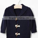 Toggle Shawlneck Cardigan Boys Cotton Sweater Design 2016 thumbnail-2
