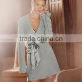 Super soft 100% cashmere knitted women sleepwear