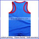 OEM Cotton/CVC/TC Wholesale Men Fitness Tank Tops in Bulk thumbnail-2