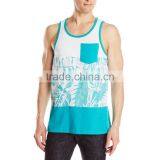 Design Custom Screen Printing 100 Cotton Bulk Wholesale Stringer Tank Top For Men thumbnail-6
