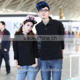New Design Couple Long Sleeve Pique Polo Shirt thumbnail-4