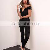 Runwaylover 053 Hot Sale 2017 Ladies Sexy Deep V-Neck Playsuits thumbnail-6